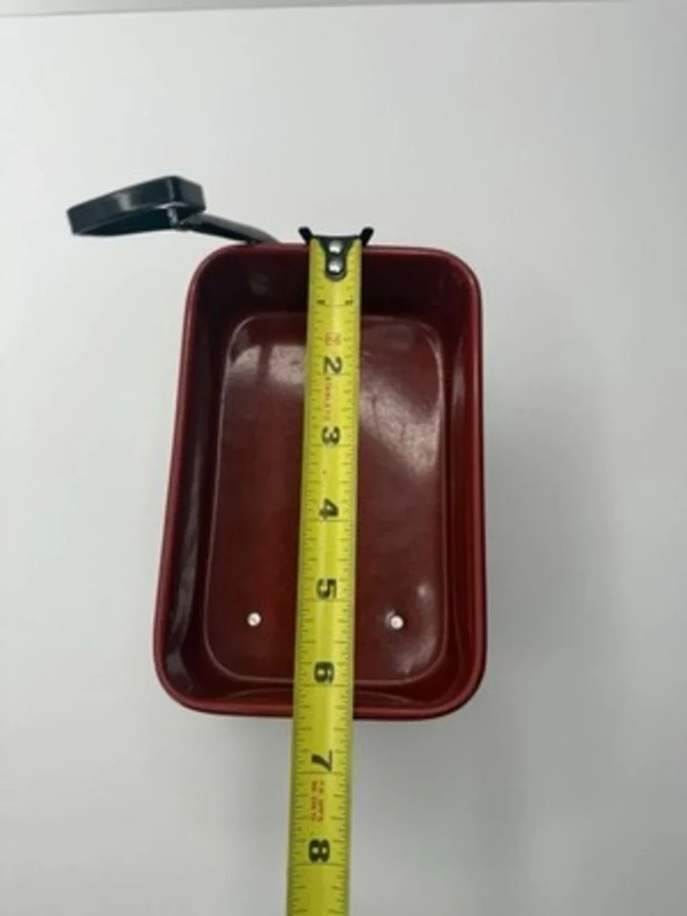 Miniature Little Red Metal Wagon 6.5” Planter Decor by Teleflora